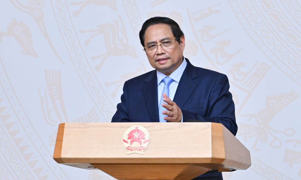 Phạm Minh Chính thông tin về sắp xếp tổ chức bộ máy và đơn vị hành chính tới Đoàn ngoại giao tại Việt Nam