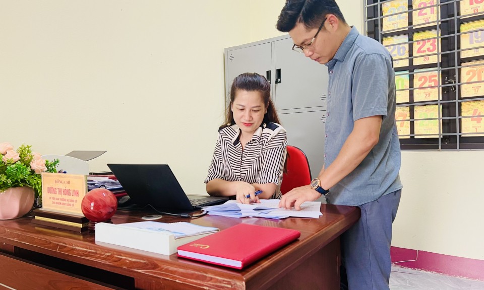 Ủy ban Kiểm tra đảng ủy xã: Vững vàng sau sắp xếp