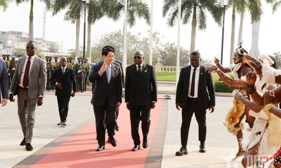 Chủ tịch nước Lương Cường phát biểu chính sách tại Quốc hội Angola
