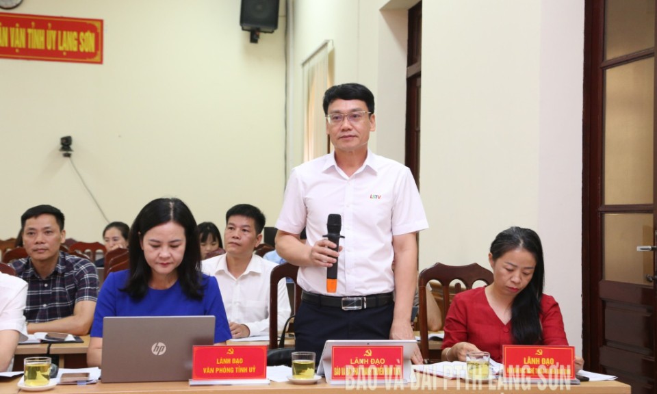 Giao ban công tác báo chí 7 tháng đầu năm 2025
