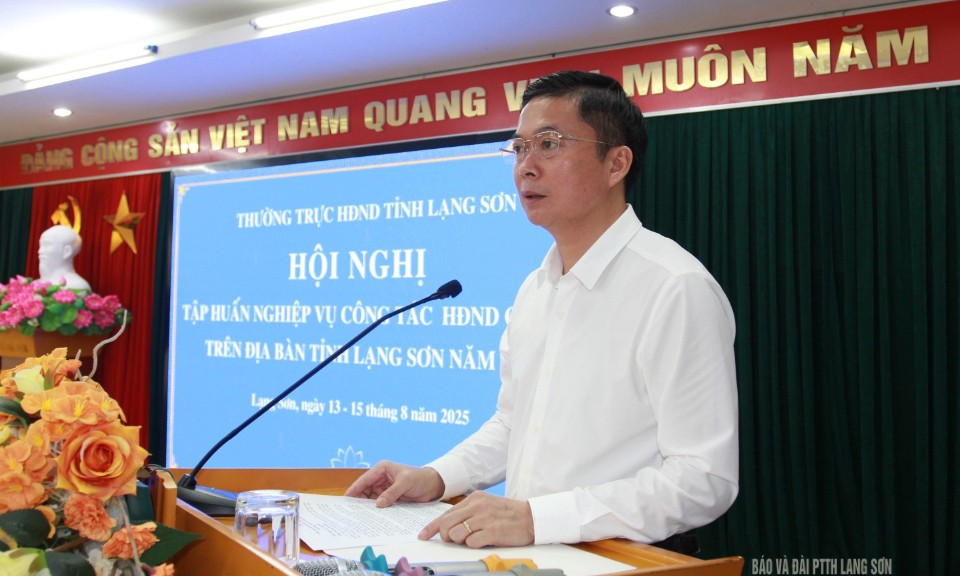 Khai mạc hội nghị tập huấn nghiệp vụ công tác của HĐND cấp xã