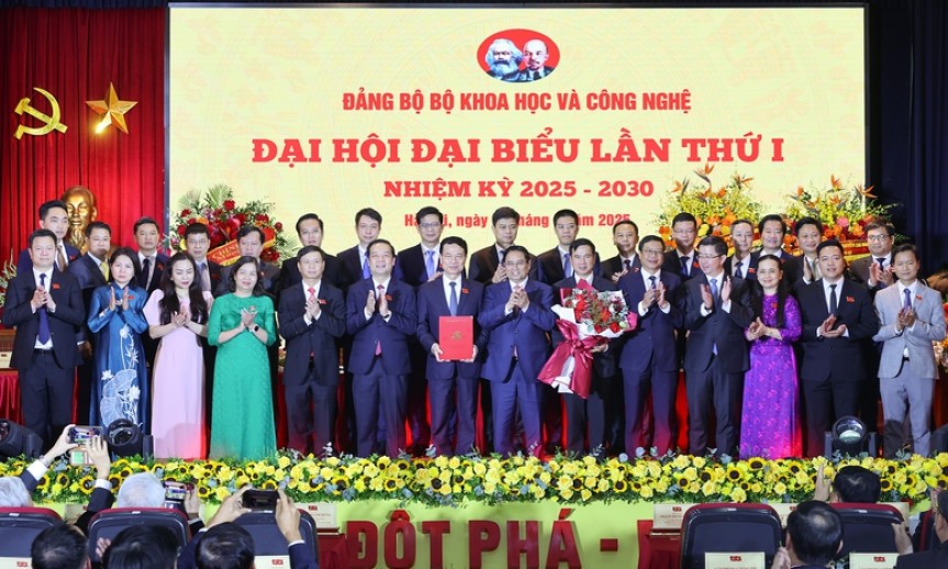 Ra mắt Ban Chấp hành Đảng bộ Bộ KH&CN nhiệm kỳ 2025 - 2030