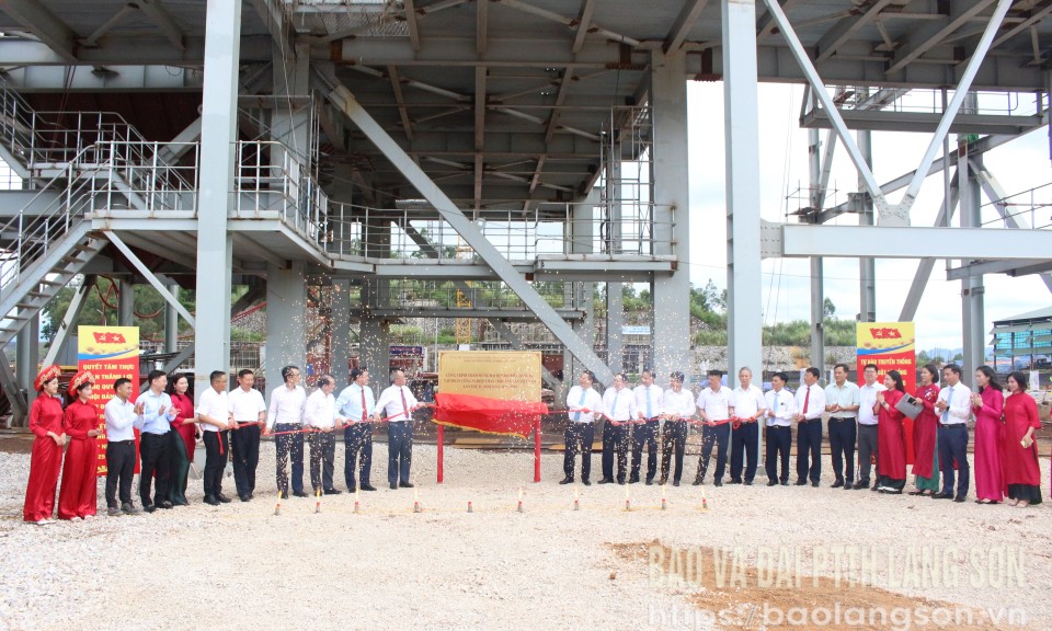 Khánh thành công trình chào mừng Đại hội đại biểu Đảng bộ Tập đoàn Công nghiệp Than và Khoáng sản Việt Nam